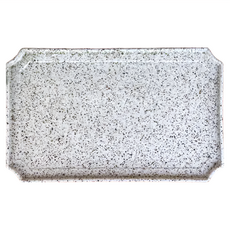 HELIOS 長方盤 日本美濃燒 陶瓷, 奶油餅乾, 1個