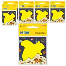 N次貼 造型便條紙,1組,松鼠,6本