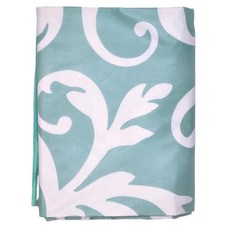 Casa Bella 美麗家居 北歐風防水桌巾, 140 x 90cm, 淺藍蕨葉, 1個