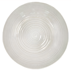 Royal Duke 白茶手作紋系列 湯盤 餐盤, 白色, 1個