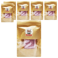 港媽私房手作 手工無鹽蔬果1mm麵條 火龍果口味, 200g, 6包