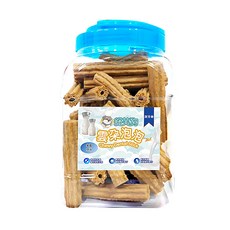 舒芙狗 雲朵泡泡潔牙骨 桶裝-牛奶, 500g, 1罐