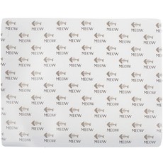 creativeTops Tails 薄餐墊, 魚骨頭 白底, 40cm, 1個