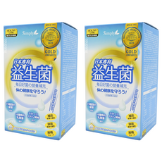 Simply 新普利 益生菌 Set, 3600億好菌, 專利綜合蔬果酵素, 龍根菌、比菲德氏菌, 30包, 60g, 2盒
