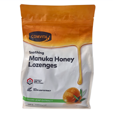COMVITA 康維他 舒緩橄欖葉蜂蜜潤喉糖 含5% UMF 10+ 麥盧卡蜂蜜, 500g, 1包