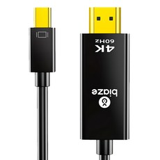 biaze 畢亞茲 Mini DP轉HDMI2.0轉換線 4k 60hz 1m, ZH153-1m, 1條