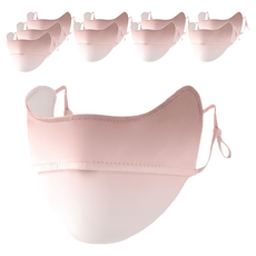 小麥購物 冰絲防曬口罩 E128 25g, 胭脂豆沙, 21.5cm x 13cm