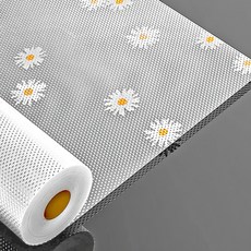 SP SAUCE PEVA小雛菊保潔墊 500 x 60 x 0.03cm 防潮防塵易清潔, 1捲, 混和顏色