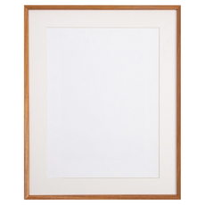 HOLA 和樂家居 艾禮思方角實木畫框 014375872 1.8kg, 柚木, 1個