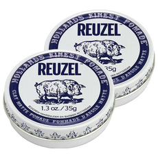 REUZEL 白豬強力黏土級水性髮泥 Clay Matte Pomade - 35g, 2罐