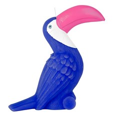 澳洲 SUNNYLIFE 加勒比藍大嘴鳥蠟燭 7.5 x 17 x 19cm, 不適用, 800g, 1個