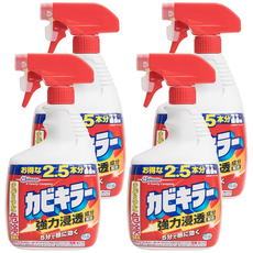 SC Johnson 莊臣 強力除霉噴劑 浴室除霉清潔劑 磁磚縫隙除霉 日本原裝, 1kg, 4瓶