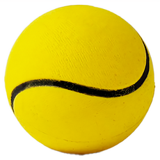 Her-Ea 禾亦 玩具網球, 1個, 黃色