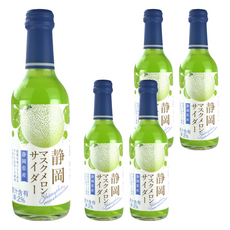 木村飲料 靜岡麝香哈密瓜風味汽水, 240ml, 5瓶