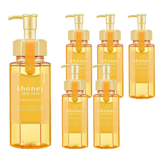 &honey 蜂蜜黃金比例卸妝油，90%以上保濕&整肌成分, 180ml, 6瓶