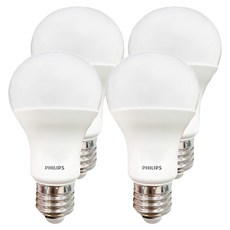 PHILIPS 飛利浦 LED超極光真彩版球泡燈 8.5W 6500K, 晝光色, 4個