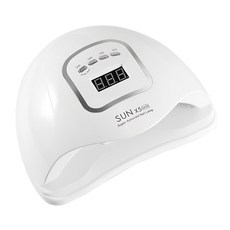 SUN X5 MAX高階款智能感應美甲光療機, 150W大功率快速烘乾, 呵護肌膚, 1個, 白色