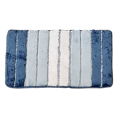 西格傢飾 漸層琴鍵吸水防滑植絨地墊, 蝶藍色