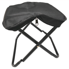 折疊椅凳 加厚碳鋼 牛津布, 黑色, 1個