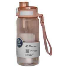 DODGE 道奇 TRITAN 大容量水壺, 珊瑚粉, 750ml, 1個