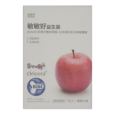 益菓保 敏敏好益生菌 蘋果, 2g, 7條, 1盒