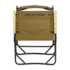 KZM OUTDOOR 個性可調折疊椅, 卡其色, 1組