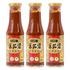 高仰三 有機蕃茄醬, 真實稀釋即飲, 260g, 3瓶