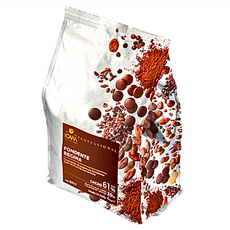 ICAM 芮吉娜61%黑巧克力鈕扣, 200g, 1包