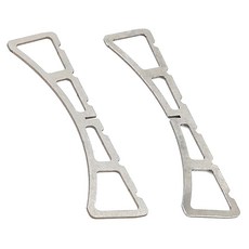 CLS 十字蒸架 12.5 x 3cm 30g, 銀色, 2個