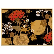 菠蘿選畫所 金光璀璨 掛畫 BFRG3414D, 木色