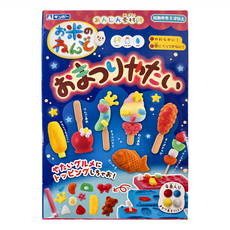 GINCHO 銀鳥 米粘土4色入附模型 祭典小吃組，對象年齡3歲以上, 精裝版, 90g, 1盒