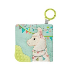 mary meyer 蜜兒 多功能固齒沙沙紙 標籤動物/玩偶(安撫玩具) 適合0歲以上寶寶, 單件, 羊駝莉莉, 1入