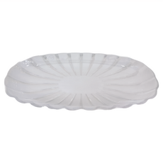 guzzini DOLCEVITA花瓣長托盤 - 白, 1個, 46 x 31 x 3cm