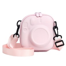 拍立得通用EVA收納硬殼包 mini7+/8/9/11/12/40適用 粉色, 單一商品, 1個