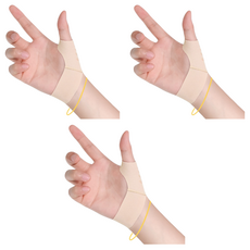 XA 隱形款機能拇指固定帶 親膚色 20g M 拇指護具, 3個