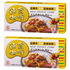 工研 KONG YEN 益壽多甘味速食咖哩 方便快速上桌的美味咖哩 居家料理好幫手, 125g, 2盒
