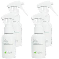 O'right 歐萊德 茶樹抗菌頭皮噴霧, 50ml, 4瓶
