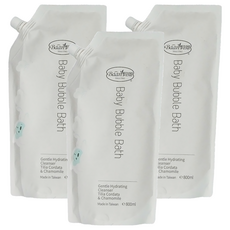 Baan 貝恩 嬰兒泡泡香浴露 補充包 溫和保濕, 800ml, 3包