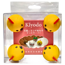 Kiyodo 桌角安全保護套 4入, 顏色隨機, 1組