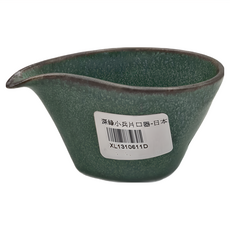 Ko-Hyo 小兵製陶所 佐和陶瓷 小兵片口器 深綠色 陶瓷 80mL 日本製造, 1個