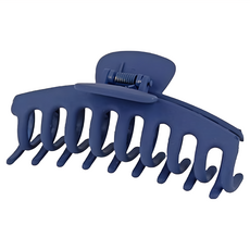 磨砂鯊魚夾 Set 6 長約11cm 寬約5cm, 藏青色, 1組