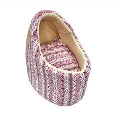 PET PARADISE 寵物用品 屋床 民族風 粉色, 1個