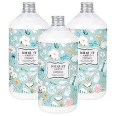 BOUQUET GARNI 香水衣物柔軟精 柔軟棉花香, 1L, 3瓶