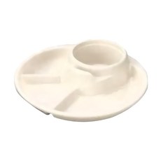 inomata 新色多功能餐盤 5個一組, 白色, 1組