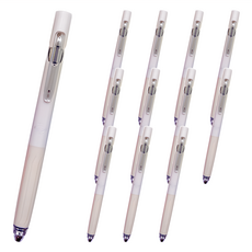 PENROTE 筆樂 低重心中性筆 黑墨 12支 灰色