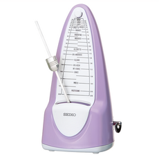 Seiko 精工 機械式節拍器 SPM320LV 薰衣草紫 39段調整 40~208 BPM, 1個