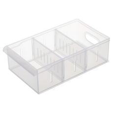 KEYWAY 聯府 隔板收納盒 2550ml, LF-3002, 1個