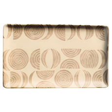 長角皿 日本製 21 x 12.5cm 洋蔥 1個, 洋蔥 米色