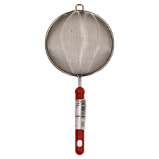 MINEX METAL 紅柄不鏽鋼濾茶器, 大21.3 x 10cm, 1支