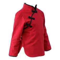 Kori Deer 可莉鹿 兒童萬聖節變裝派對造型服裝民國風學生裝, 110cm, 紅色, 1入